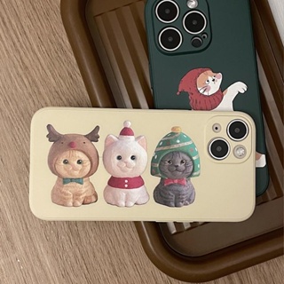 เคส iPhone ลายการ์ตูนแมวคริสต์มาส