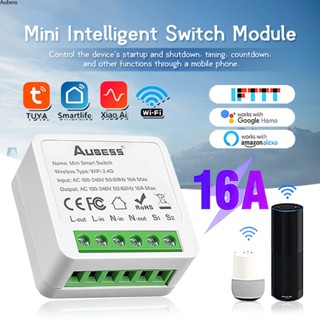 Ready 16a Mini Wifi Smart Switch รองรับ 2-way Control Timer สวิตช์ไร้สาย Smart Home Automation เข้ากันได้กับ Tuya Alexa Google Home Serein