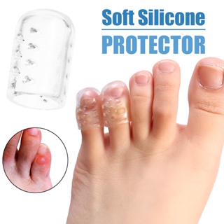 1 ชิ้น ซิลิโคนเจล ป้องกันนิ้วเท้า / ฝาครอบนิ้วเท้า ระบายอากาศ เต็มรูปแบบ / ปลอกนิ้วเท้า ป้องกันการเสียดสี / เล็บขบ เล็บเท้า ตุ่ม ป้องกันนิ้วเท้า