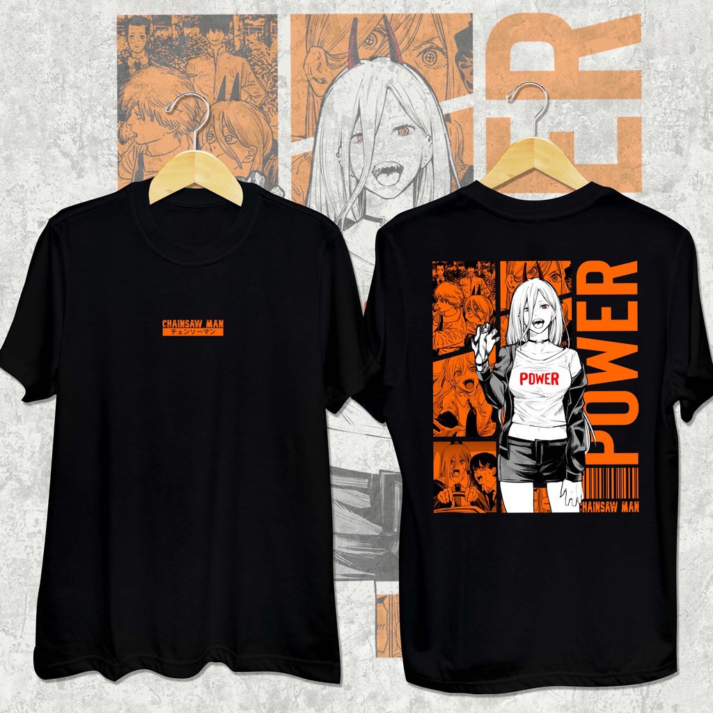 คนรัก-chainsaw-man-เสื้อยืดอนิเมะ-makima-การพิมพ์