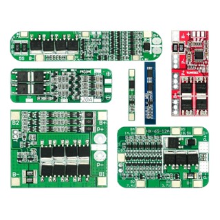 บอร์ดชาร์จแบตเตอรี่ลิเธียม 1S 2S 3S 4S 5S 6S 3A 20A 30A 18650 BMS