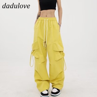 DaDulove💕 New American Ins High Street Hip Hop Casual Pants Niche High Waist Loose Wide Leg Pants Trousers