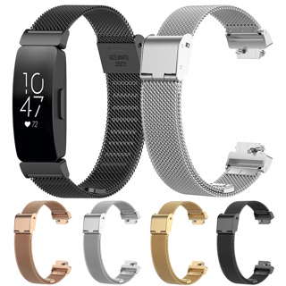 สายนาฬิกาข้อมือ สเตนเลส ตาข่าย แบบเปลี่ยน สําหรับ Fitbit inspire 3 2 HR Fitbit inspire 3 Ace2 Ace3