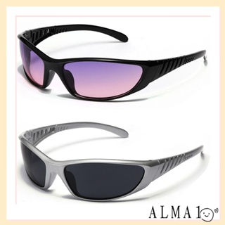 Alma Aesthetic Y2K แว่นตากันแดด สําหรับผู้ชาย ผู้หญิง