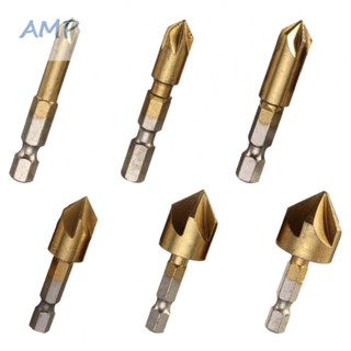 ⚡NEW 8⚡Drill Bit Easily In Wood New And Unused 1/4Inch Hex Shank 5 Flute 6 Sizes