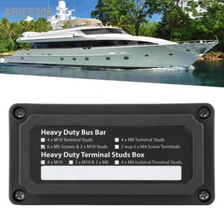 Aries306 300A 48V DC Bus-Bar กล่องเทอร์มินัลบอร์ดพร้อม M10 Terminal Studs Universal สำหรับ RV Marine เรือ