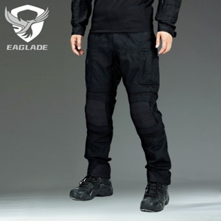 Eaglade กางเกงคาร์โก้ยุทธวิธี สําหรับผู้ชาย JT-XT2 สีดํา กันน้ํา