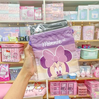 กระเป๋าหูรูด Minnie สีม่วง 18*22 //GL-3607 -ก129