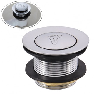 Pop Up Drain Multi-layer Plug Alloy+Brass+Plastic Bathroom Bathtub Drain