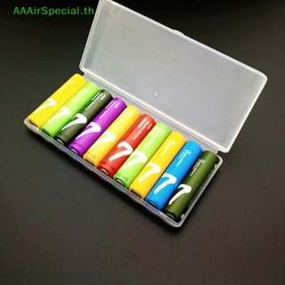 Aaairspecial กล่องเคสพลาสติก แบบพกพา สําหรับ AAA 10 ชิ้น