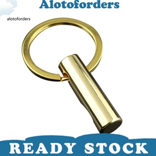 &lt;Alotoforders&gt; พวงกุญแจ จี้ทรงกระบอก สีทอง สําหรับเปิดขวด