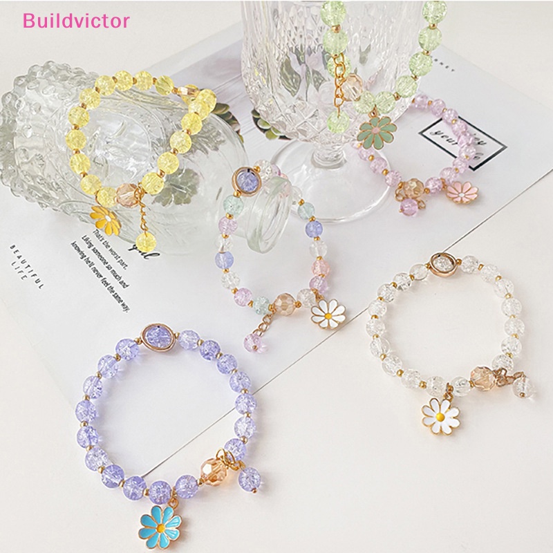 buildvictor-สร้อยข้อมือ-ประดับลูกปัดคริสตัล-รูปดอกเดซี่-หลากสี-เครื่องประดับแฟชั่นสตรี