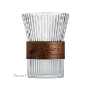 [Fenteer1] แก้วกาแฟใส ปากกว้าง ทนความร้อน สไตล์คลาสสิก สําหรับสมูทตี้ ลาเต้ คาปูชิโน่