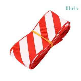 Blala ม้วนริบบิ้น สีแดง สีขาว สําหรับตกแต่งต้นคริสต์มาส DIY