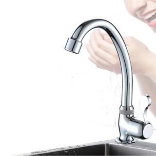 Kitchen Faucet Resistant Corrosion Resistant Discoloration Silver Install On