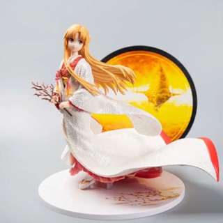 โมเดลฟิกเกอร์ Sword Art Online White No Scale Asuna Premium Edition Secondary Beautiful Girl MG8R สําหรับตกแต่ง