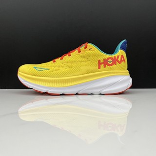 Hoka ONE ONE Clifton 9 รองเท้าผ้าใบลําลอง ระบายอากาศ เหมาะกับการวิ่ง เล่นกีฬา แฟชั่นสําหรับผู้ชาย ผู้หญิง hqaexl22 6272 14