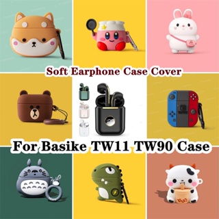 【Case Home】เคสหูฟัง แบบนิ่ม ลายการ์ตูน สําหรับ Basike TW11 TW90 TW11 TW90