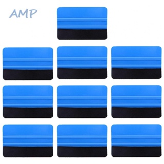 ⚡NEW 8⚡Felt Squeegee 10pcs/Set 4x3inch Blue Black Building Tools Car Accessories