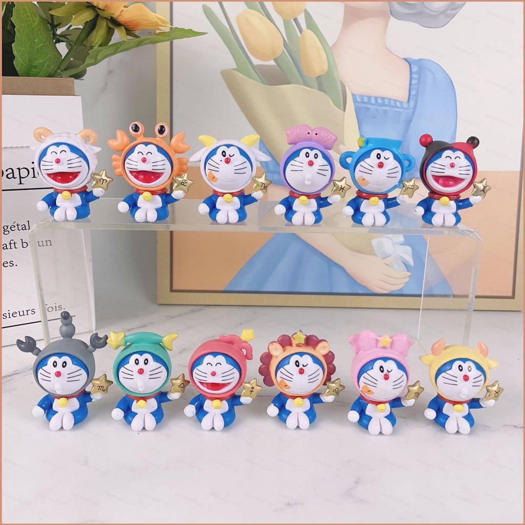 โมเดลตุ๊กตาฟิกเกอร์-doraemon-12-กลุ่มดาว-23-12-ชิ้น-สําหรับเด็ก