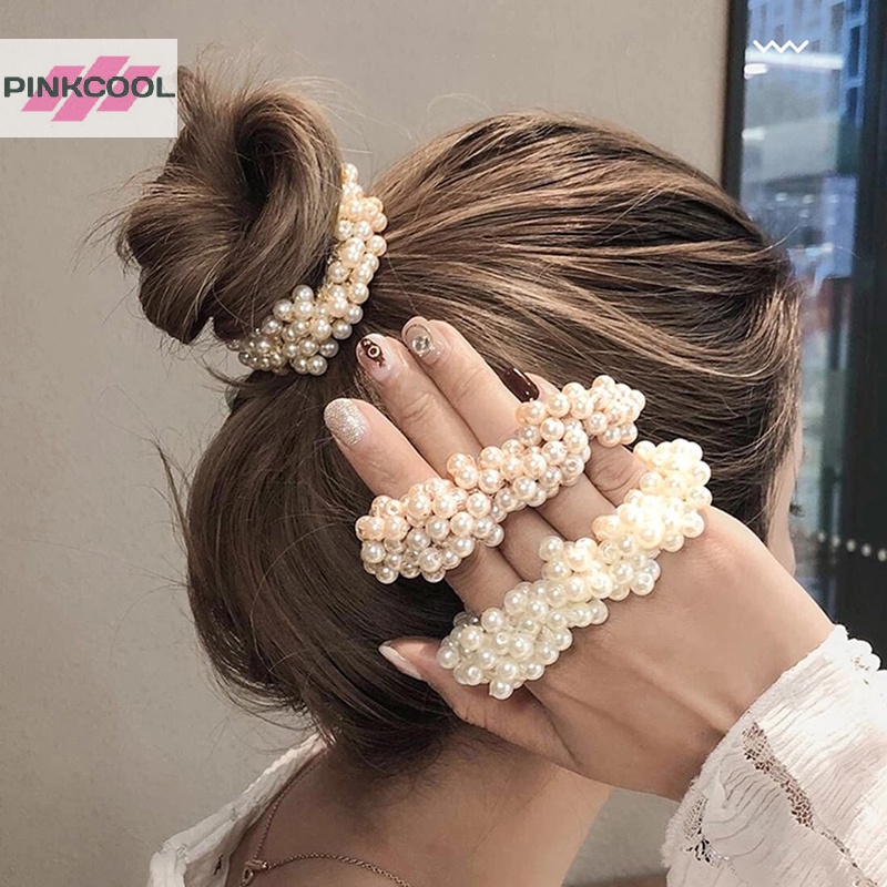 pinkcool-ที่คาดผม-ประดับลูกปัดไข่มุกเทียม-หรูหรา-เครื่องประดับ-สําหรับผู้หญิง-ขายดี