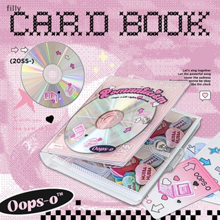 แผ่น CD โฟโต้การ์ด ไอดอล แนวเรโทร สไตล์เกาหลี สําหรับเก็บสะสมการ์ด ไดอารี่ แพลนเนอร์ OP
