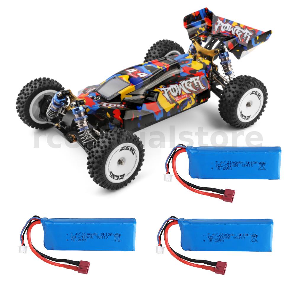 Wltoys 124007 โมเดลรถแข่งบังคับ ไร้แปรงถ่าน 1/12 2.4G 4WD 75 กม