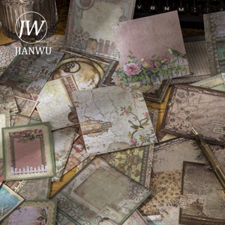 Jianwu แผ่นกระดาษ ลายภูมิทัศน์ Annes Diary Series สไตล์วินเทจ สําหรับตกแต่งสมุดไดอารี่ DIY 30 แผ่น