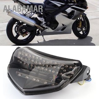 ALABAMAR ไฟท้าย LED ไฟเลี้ยวเลนส์ควันเหมาะสำหรับ Suzuki GSX R 600 750 2004-2005