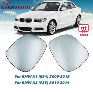 กระจกมองหลังด้านข้าง พร้อมแผ่นความร้อน สําหรับ BMW X1 E84 2009-2015 X3 F25 2010-2014 51162991660,51162991659