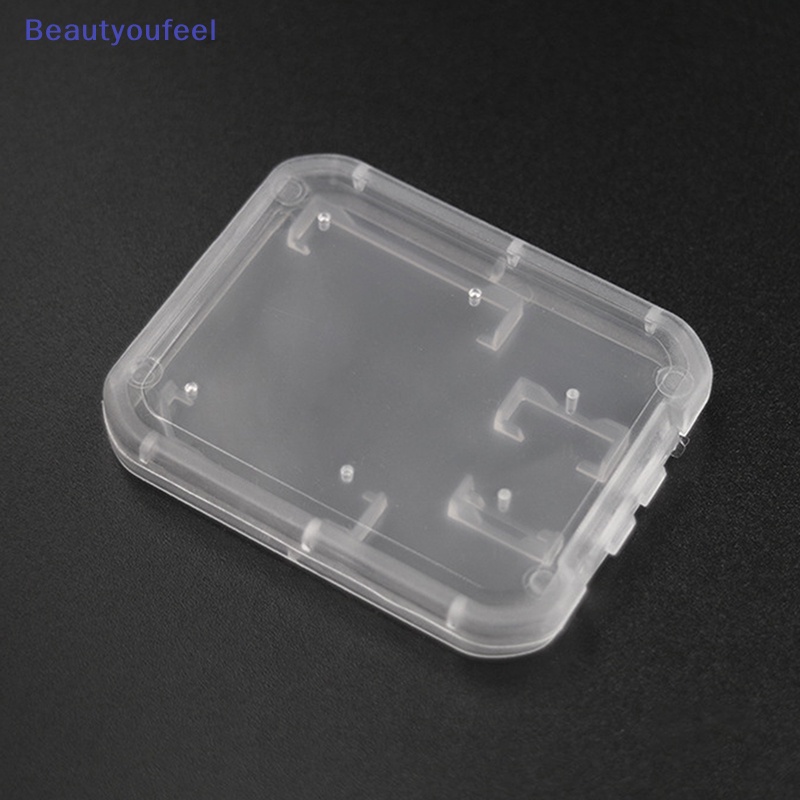 beautyoufeel-กล่องเคสพลาสติกใส-สําหรับใส่เมมโมรี่การ์ด-micro-sd-tf-10-ชิ้น