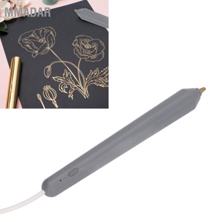 MMADAR ปากกาฟอยล์ร้อน USB ฟอยล์ความร้อนปั๊มลายนูนปากกา ABS เครื่องมือหัตถกรรมสำหรับการเขียนแบบ