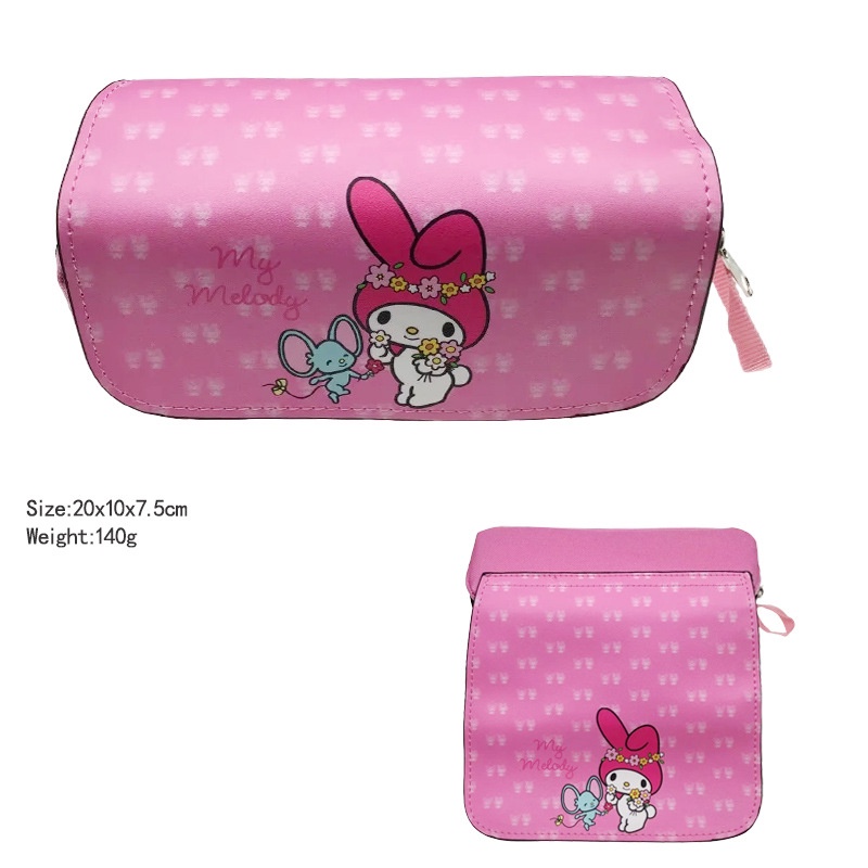 fash-sanrio-kuromi-mymelody-hellokitty-กล่องดินสอ-ลายการ์ตูนน่ารัก-ความจุขนาดใหญ่-สําหรับนักเรียน