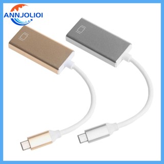 Ann สายเคเบิลอะแดปเตอร์แปลง USB 3 1 Type C USB-C เป็น HDTV 4K สําหรับ 12