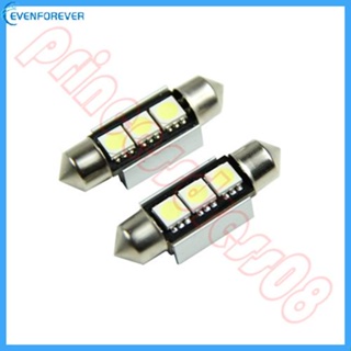 Ev หลอดไฟเลี้ยว LED 3 ดวง 36 มม. 5050 SMD 6418 สําหรับ DC 12V