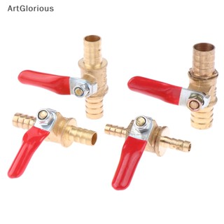 Art สวิตช์วาล์วปิดท่ออากาศ ปลายคู่ ขนาดเล็ก สีแดง