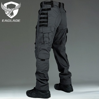 Eaglade กางเกงคาร์โก้ยุทธวิธี ผู้ชาย JT-LDZ สีเทา กันน้ํา มีหลายกระเป๋า