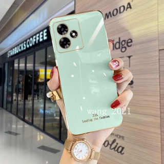 2023 New Phone Case เคส Infinix Hot 30 / Hot 30i / Hot 30 Play Tecno POP 7 Pro Casing Electroplating Straight Edge Protective Silicone Soft Case Back Cover for INFINIX HOT30 เคสโทรศัพท
