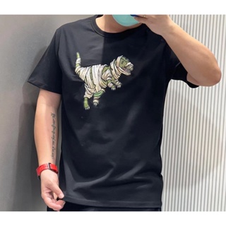 【High Quality】 Summer new Coach loose short-sleeved T-shirt cotton breathable printing half-sleev_02