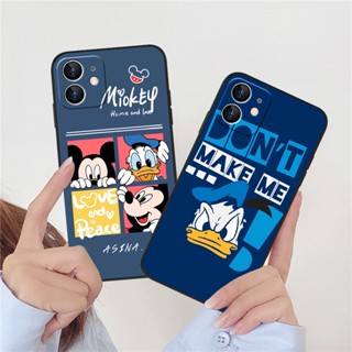 เคสนิ่ม เนื้อแมตต์ ลายมิกกี้เมาส์ DC สําหรับ IPhone 14 13 12 11 Pro Promax 14Plus Mini X XS XR XSMAX 6 6s 5 5S 6plus 6splus 7 8 SE2020 7plus 8Plus