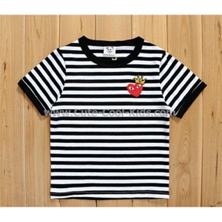 TSB-300 เสื้อยืดเด็กผู้ชาย ลาย Play สีดำ Size-90 (1-2Y)