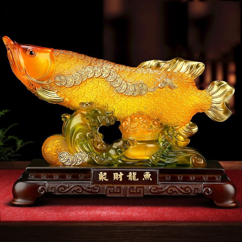 arowana-เครื่องประดับตกแต่งห้องนั่งเล่น-ร้านค้า-ของขวัญเปิด-ทุกปี