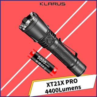 Klarus XT21X Pro ไฟฉาย LED 4400 ลูเมน ชาร์จ USB สําหรับตั้งแคมป์กลางแจ้ง