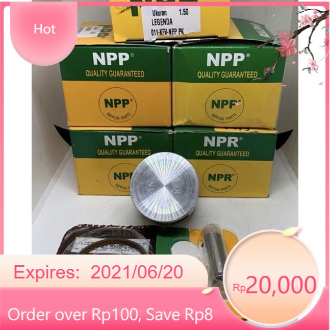 Fix NPP ชุดลูกสูบ Honda Legend Supra Fit ใหม่ชุดแหวนขนาดใหญ่ครบชุด Os ...
