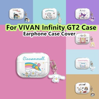 【จัดส่งด่วน】เคสหูฟังนิ่ม แบบใส ลายการ์ตูนกระต่าย ดาว และคุโลมิ สําหรับ VIVAN Infinity GT2 VIVAN GT2