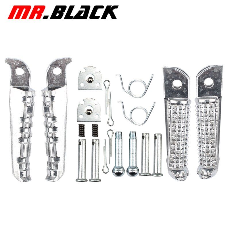 Pedane Poggiapiedi Anteriori In Alluminio Per Yamaha MT-07, MT-09, Tracer 700/900, XSR700, SCR950, BOLT E Altri