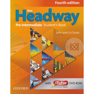 Bundanjai (หนังสือ) New Headway 4th ED Pre-Intermediate : Students Book +DVD (P)