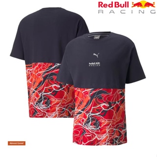 ใหม่ ชุดแข่งรถ F1 2023 + เสื้อยืดแขนสั้น ลายกระทิงแดง Oracle เหมาะกับฤดูร้อน สําหรับผู้ชาย และผู้หญิง