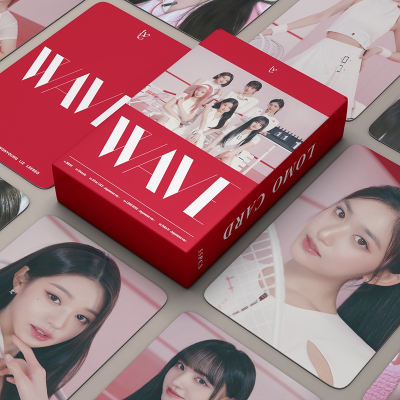 ive-การ์ด-โปสการ์ด-wave-kpop-lomo-card-55-ชิ้น-กล่อง