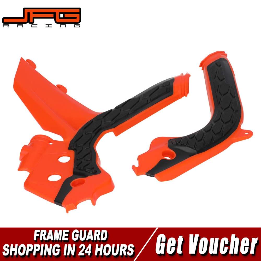 JFG racing Frame Guard motocross motorcycle For KTM EXC 150 250 300 EXC ...